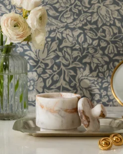 Verona Matte Marble Lidded Jar|Zodax Clearance