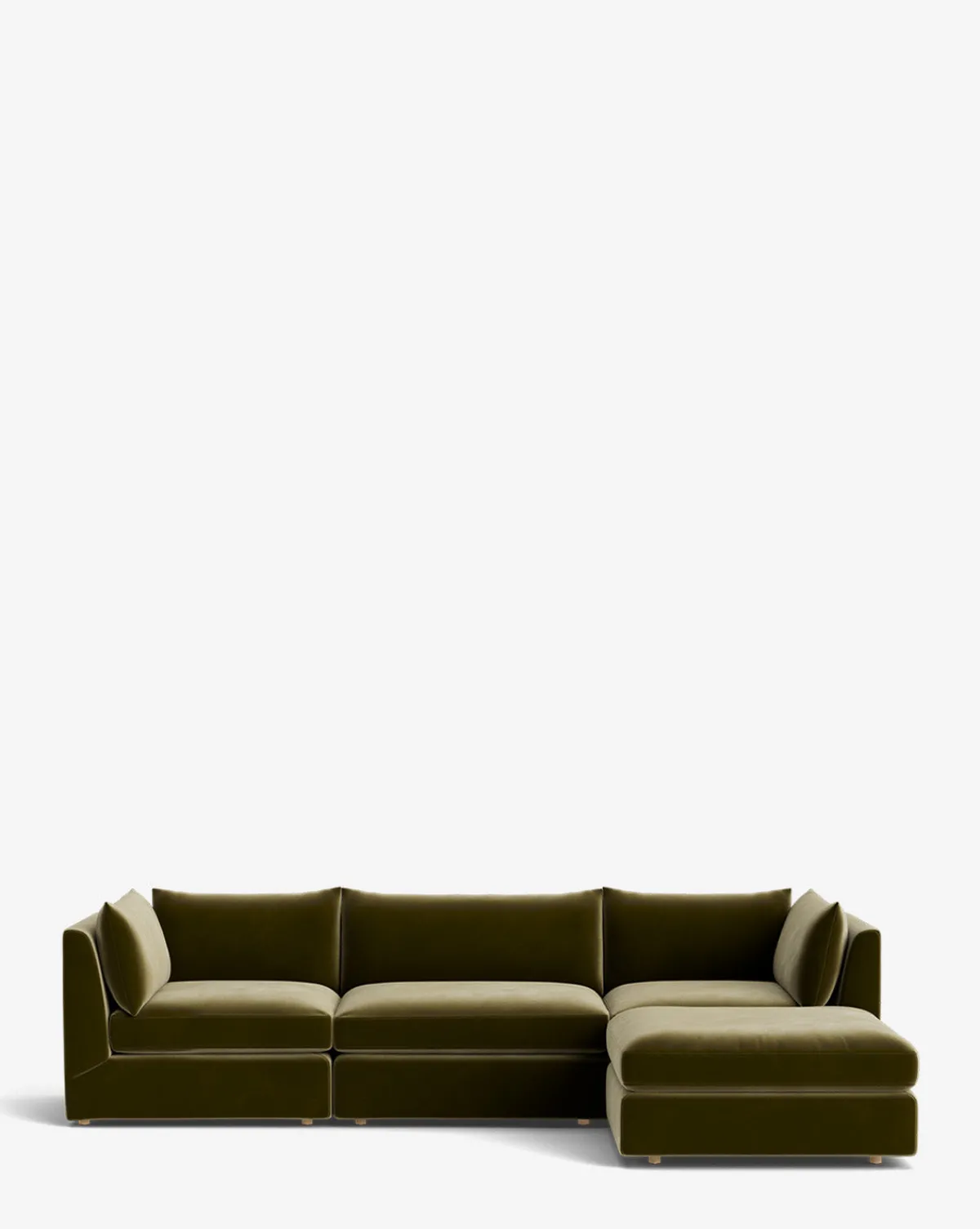 Vivienne Modular Sofa with Ottoman|Makerspalm New
