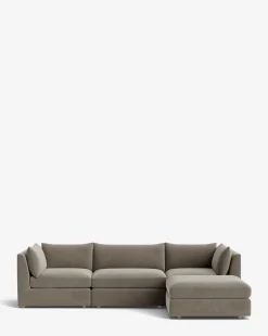Vivienne Modular Sofa with Ottoman|Makerspalm New
