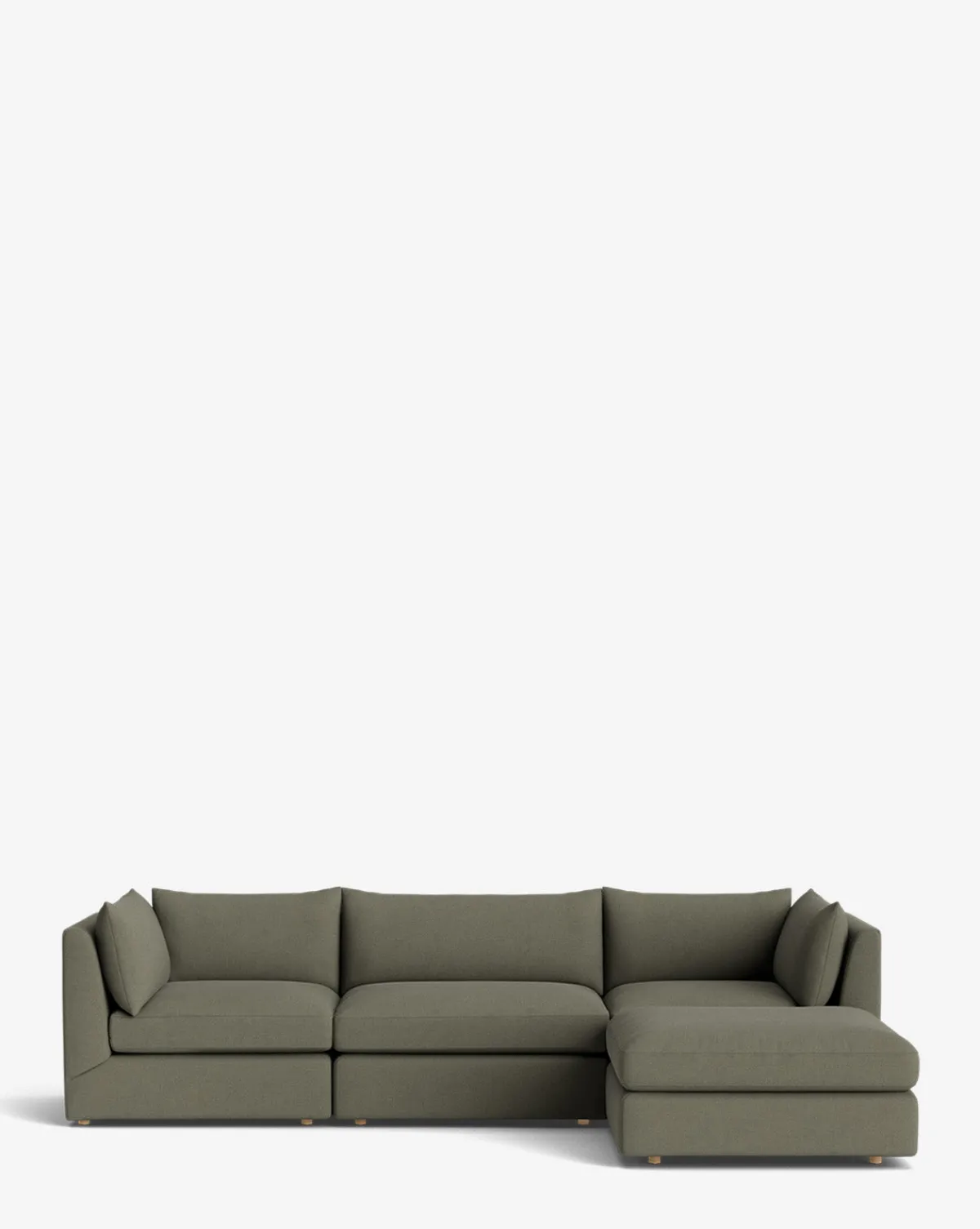 Vivienne Modular Sofa with Ottoman|Makerspalm New