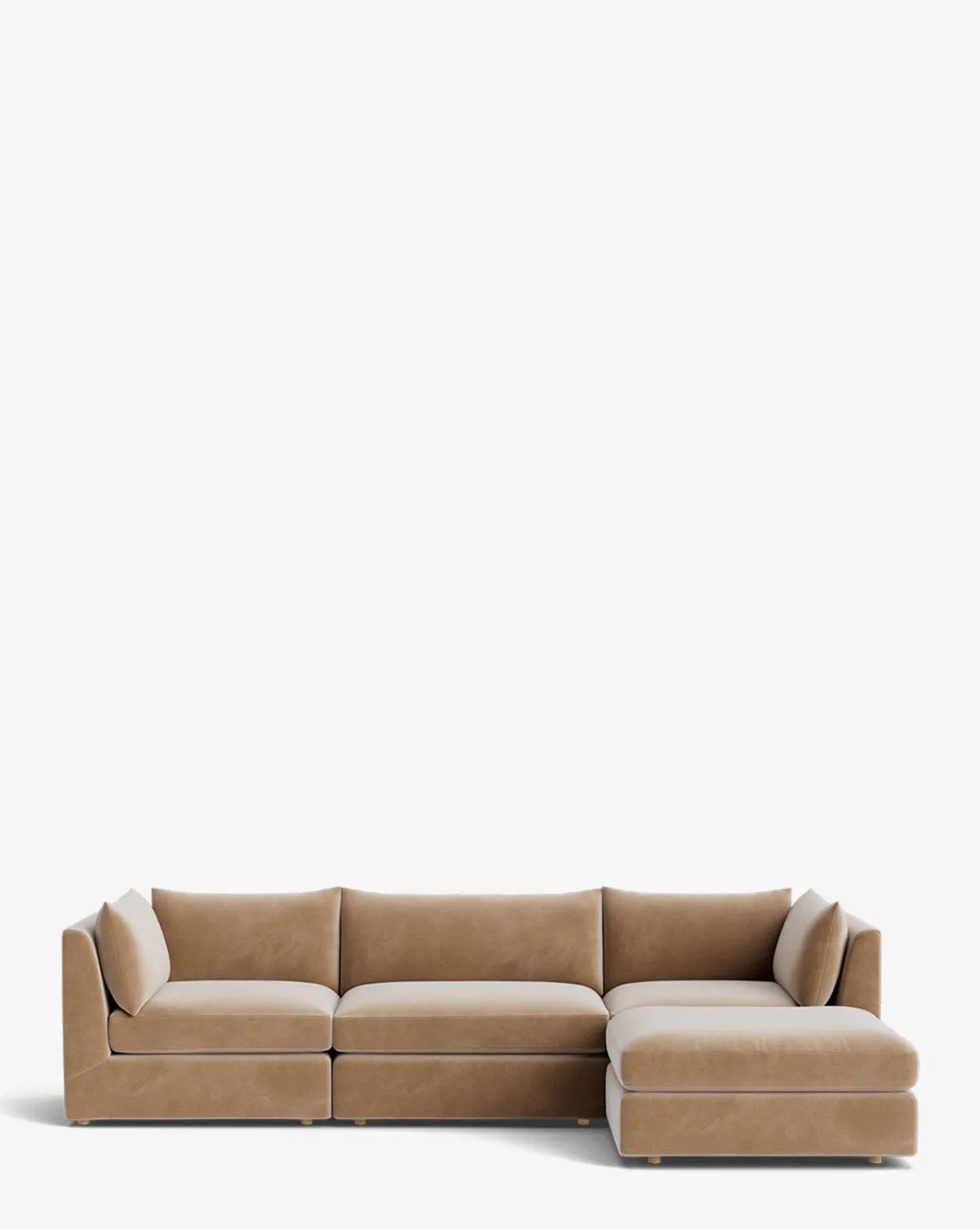 Vivienne Modular Sofa with Ottoman|Makerspalm New