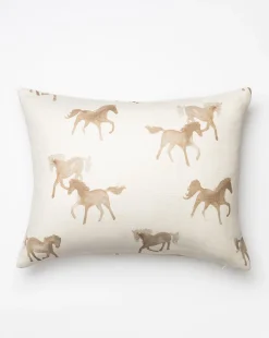 Watercolor Horses Pillow Cover|Airtex Online