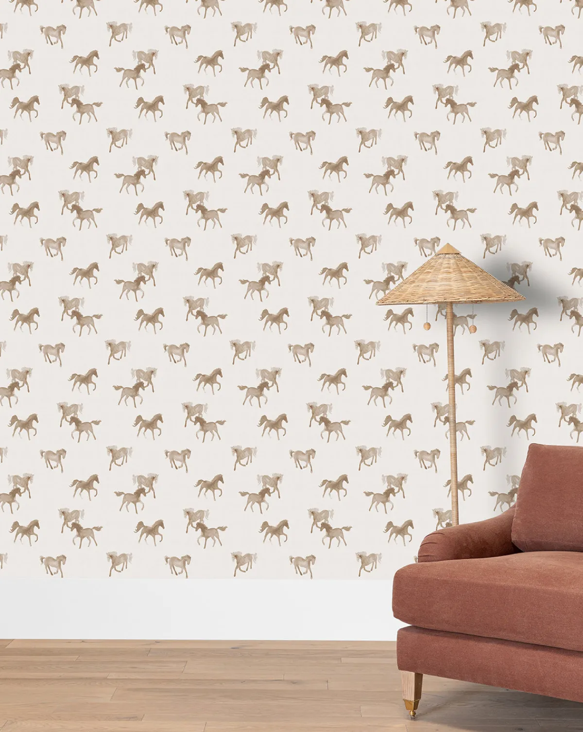 Watercolor Horses Wallpaper|York Wallcoverings Hot