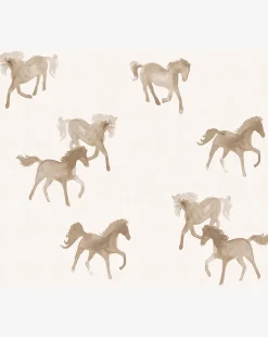 Watercolor Horses Wallpaper|York Wallcoverings Hot
