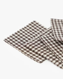 Westport Linen Coasters (Set of 4)|Fog Linen dba Notebooks Co. LTD Online