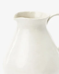 White Ceramic Pitcher|Highland Hot