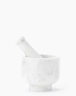 White Marble Mortar & Pestle|BIDK Home Online