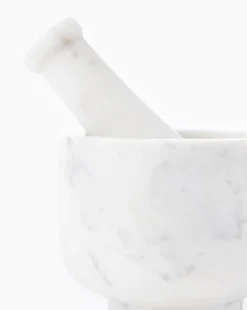 White Marble Mortar & Pestle|BIDK Home Online