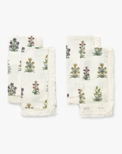 Wilkie Floral Napkins (Set of 4)|RATAN TEXTILES PVT. LTD (DNU) Best