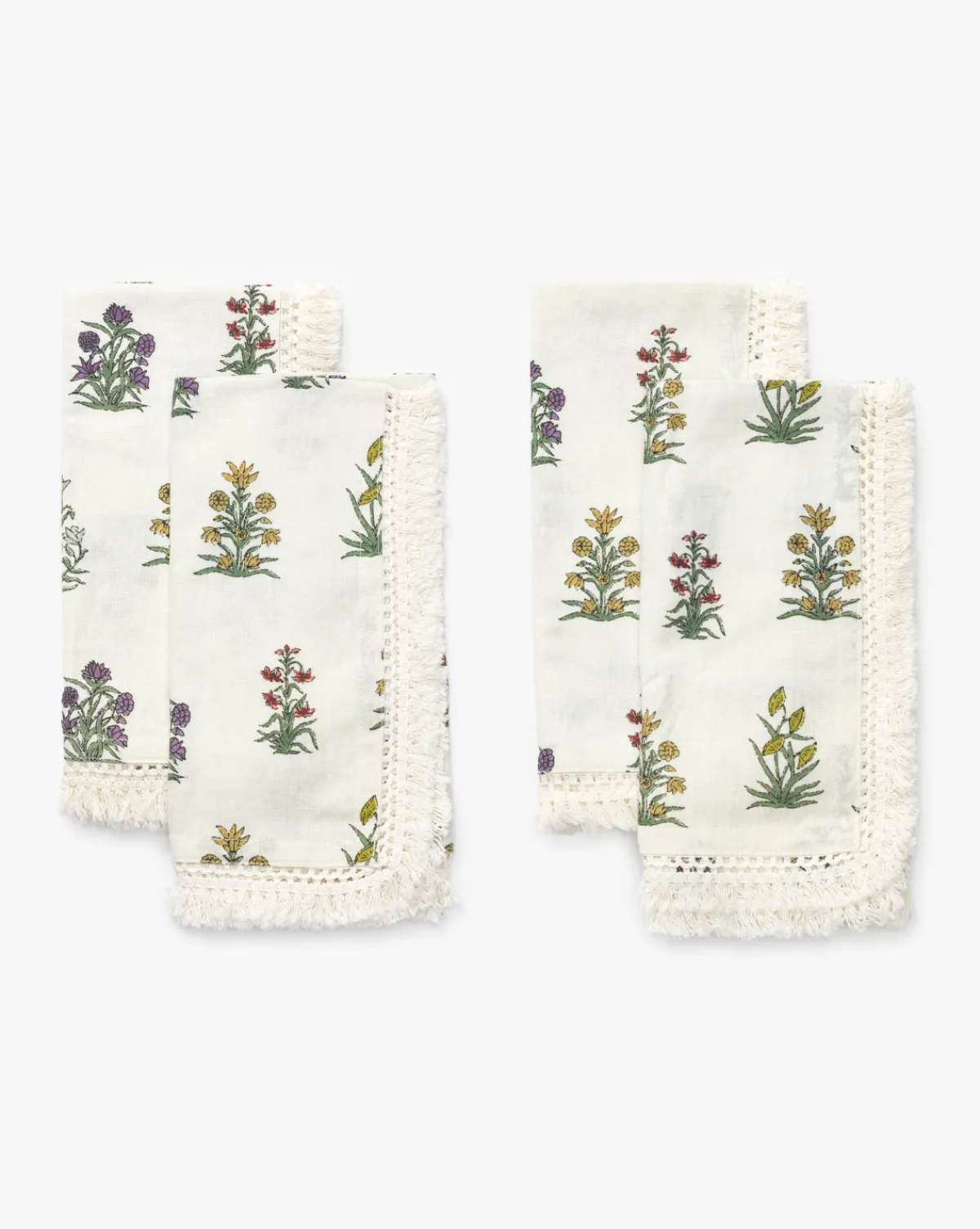 Wilkie Floral Napkins (Set of 4)|RATAN TEXTILES PVT. LTD (DNU) Best