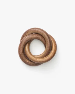 Wooden Interlocked Napkin Ring|SARO LIFESTYLE Best