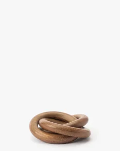 Wooden Interlocked Napkin Ring|SARO LIFESTYLE Best