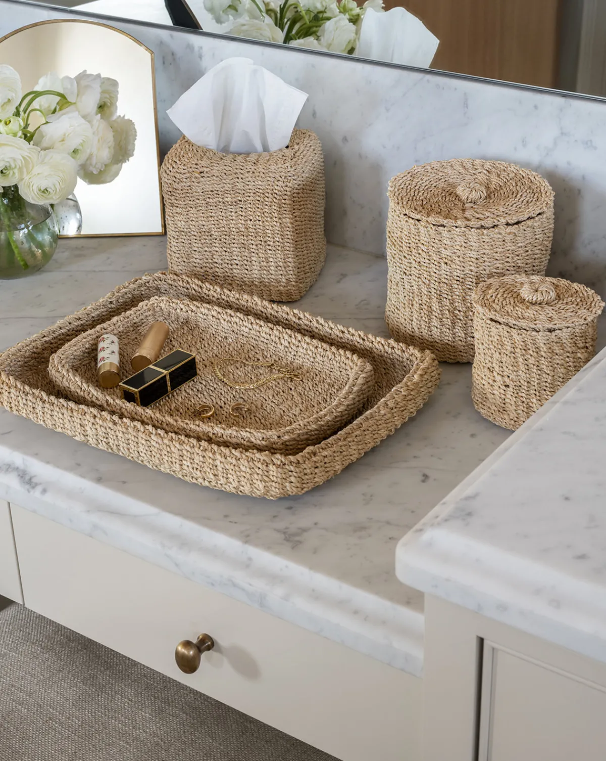 Woven Tissue Box Cover|Pigeon & Poodle dba Made goods Outlet